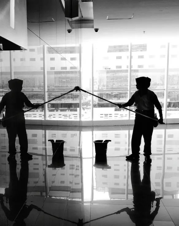 Limpieza de vidrios exteriores con Promarco