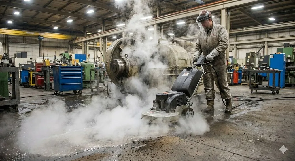 Limpieza a vapor de pisos