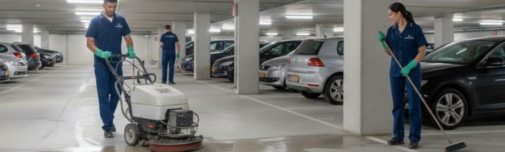 Limpieza Estacionamientos Edificio